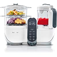 Los mejores  - Babymoov Nutribaby+ A001117 - Procesador de alimentos para bebés- cocción al vapor y batidora color blanco